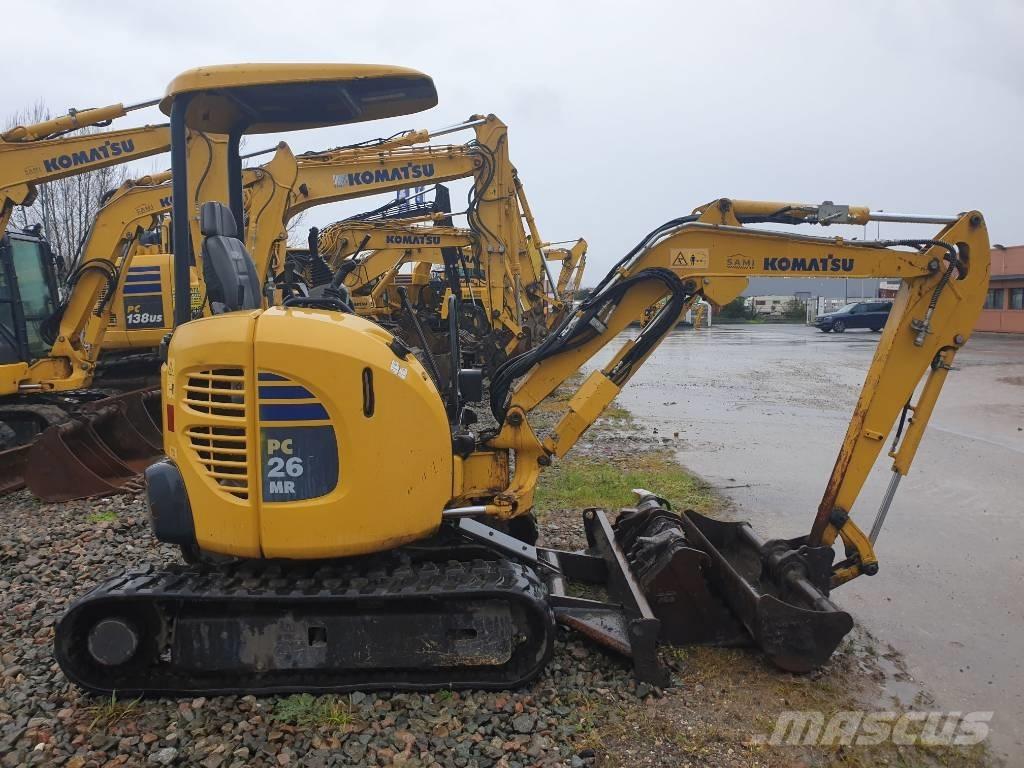 Komatsu PC26MR-3 Mini ekskavatoriai < 7 t