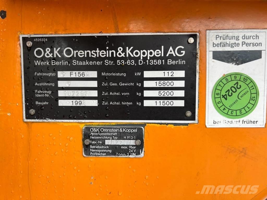 O&K F 156 A Greideriai
