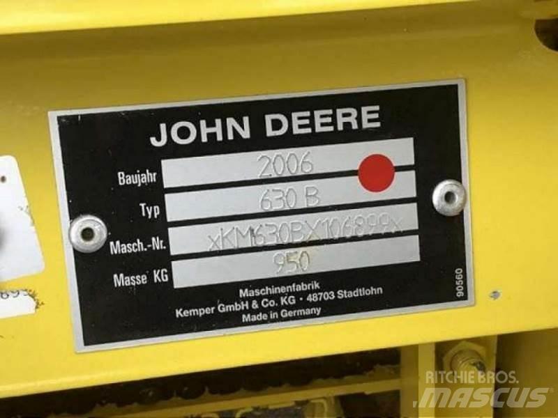 John Deere 630 B Derliaus nuėmimo kombainų priedai