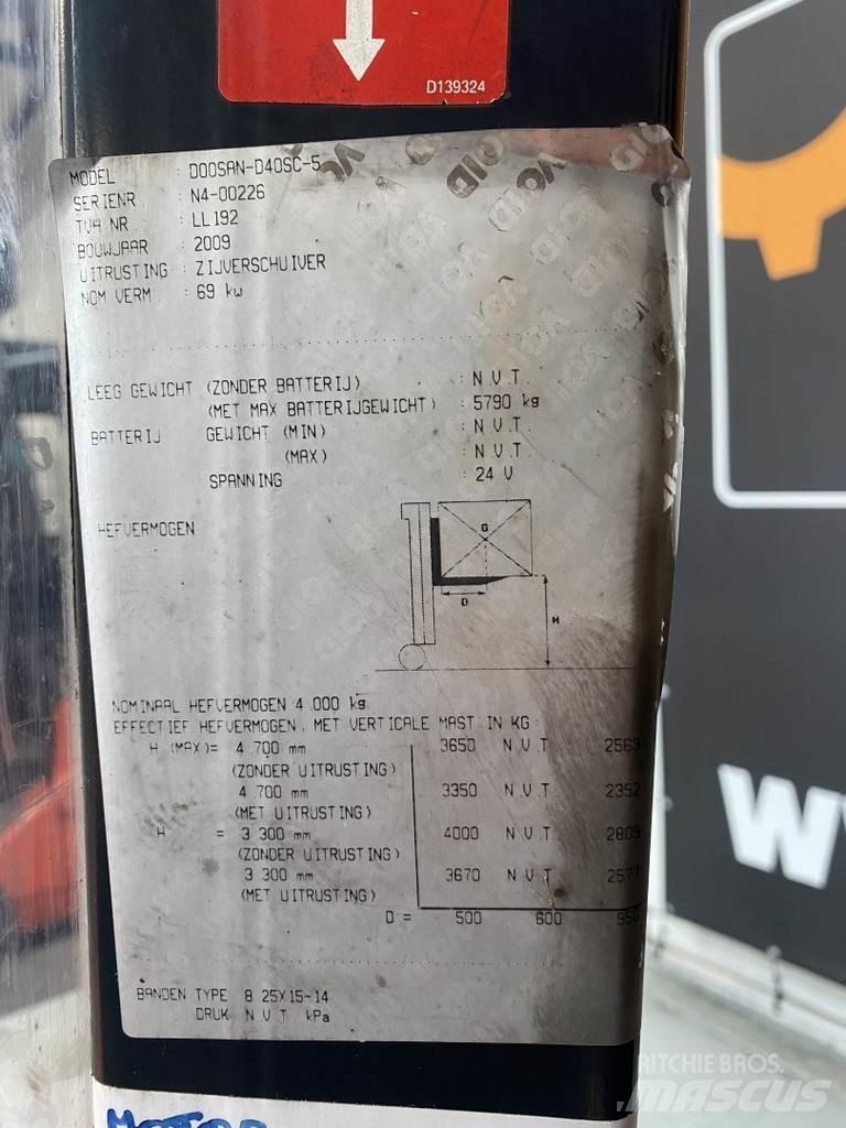 Doosan D40SC-5 Dyzeliniai krautuvai