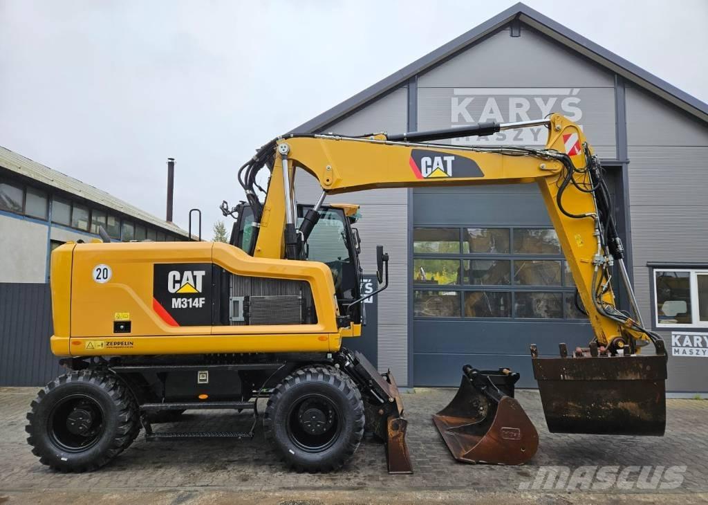 CAT M 314 Ratiniai ekskavatoriai