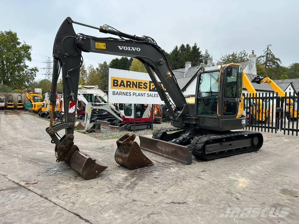 Volvo ECR 88 D Vidutinės galios ekskavatoriai 7-12 t