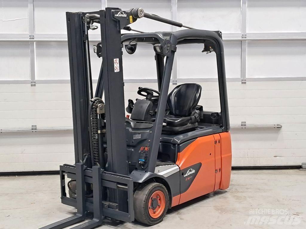 Linde E16-02 Elektriniai šakiniai krautuvai