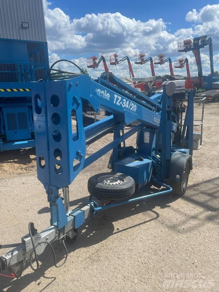 Genie TZ-34/20 Ant priekabų montuojamos kėlimo platformos