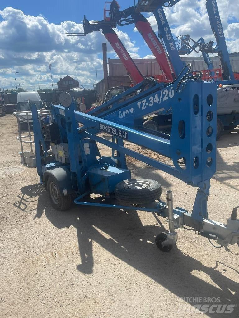 Genie TZ-34/20 Ant priekabų montuojamos kėlimo platformos