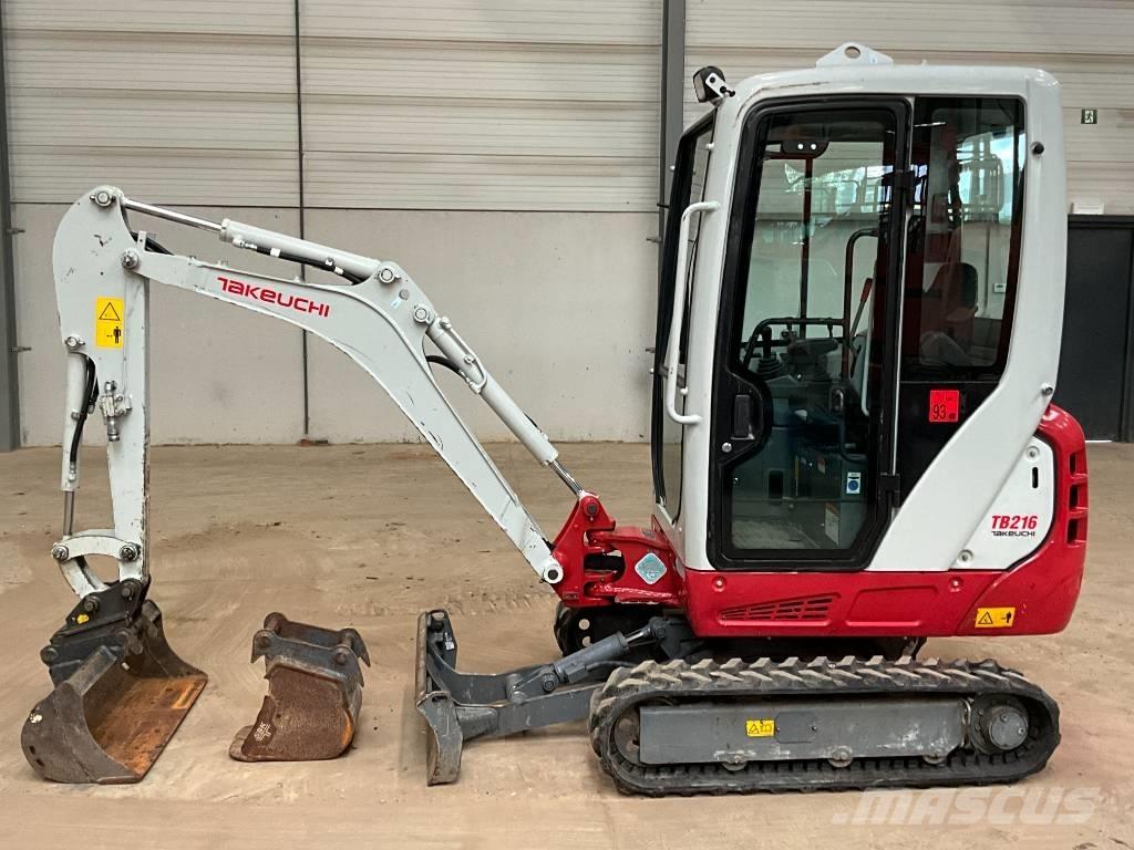 Takeuchi TB 216 Mini ekskavatoriai < 7 t