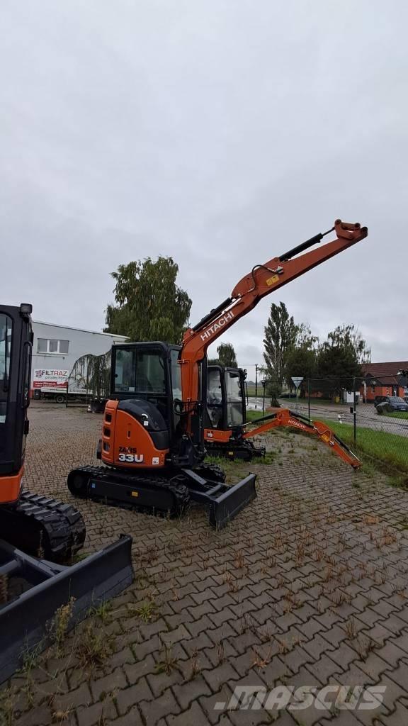 Hitachi ZX33U Vikšriniai ekskavatoriai