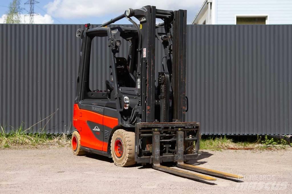Linde E 25 Elektriniai šakiniai krautuvai
