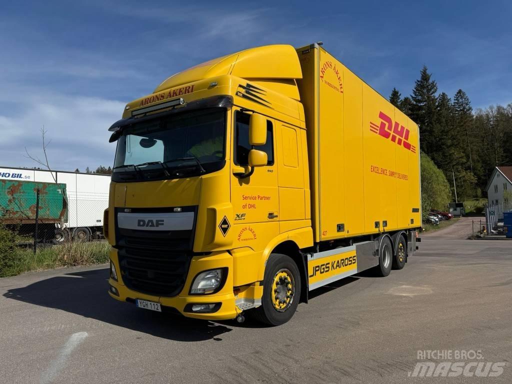 DAF XF 510 Sunkvežimiai su dengtu kėbulu