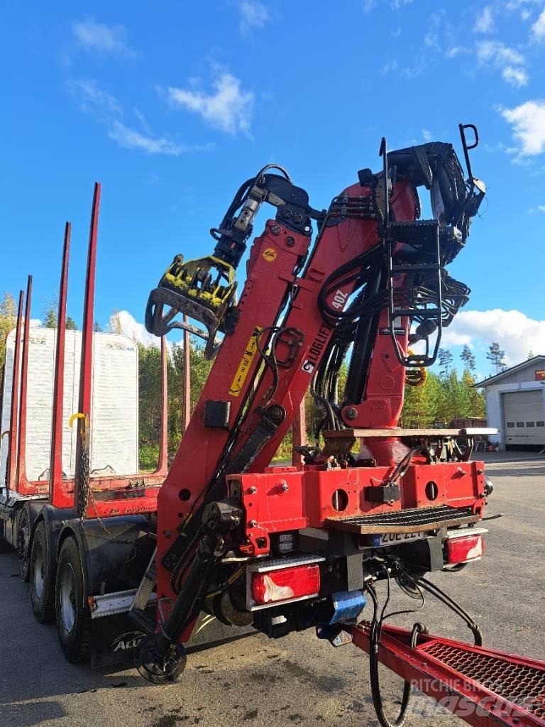 Loglift F140ZT9.5 Medienos kranai