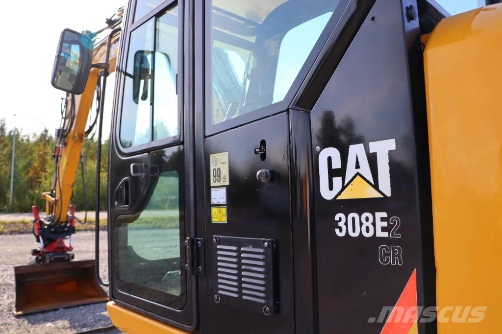CAT 308 E2 CR Vidutinės galios ekskavatoriai 7-12 t