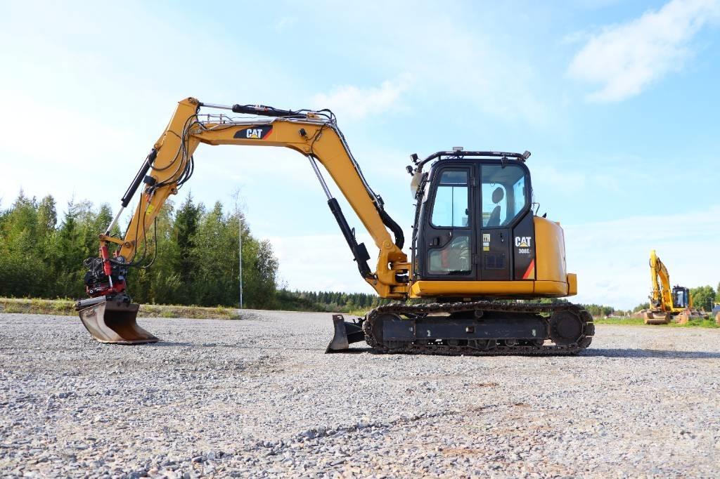 CAT 308 E2 CR Vidutinės galios ekskavatoriai 7-12 t
