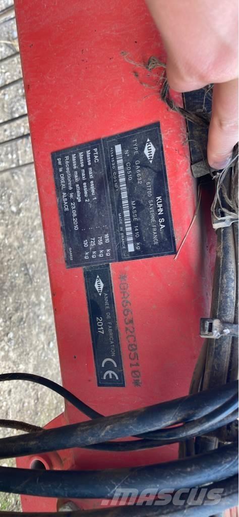 Kuhn GA 6632 Pradalges formuojantys padargai