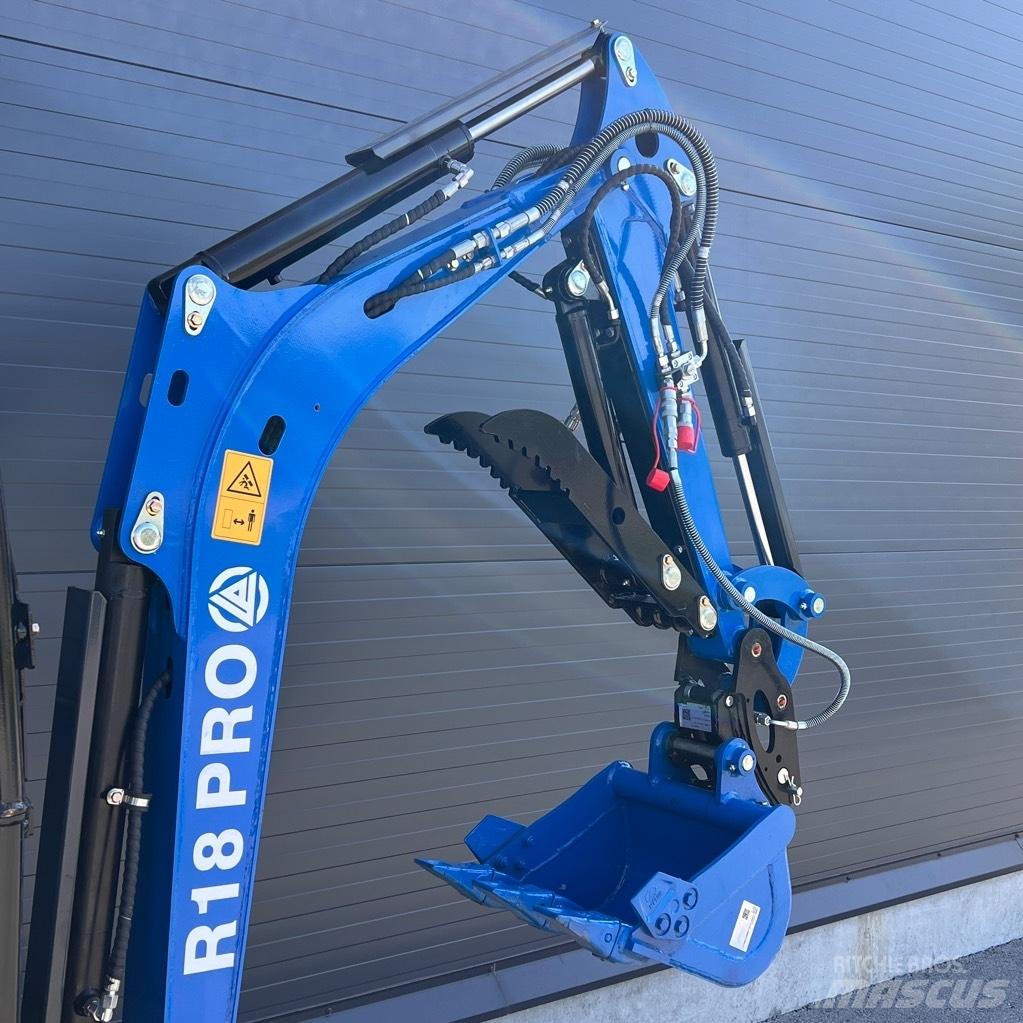 Rippa R18 Pro Mini ekskavatoriai < 7 t