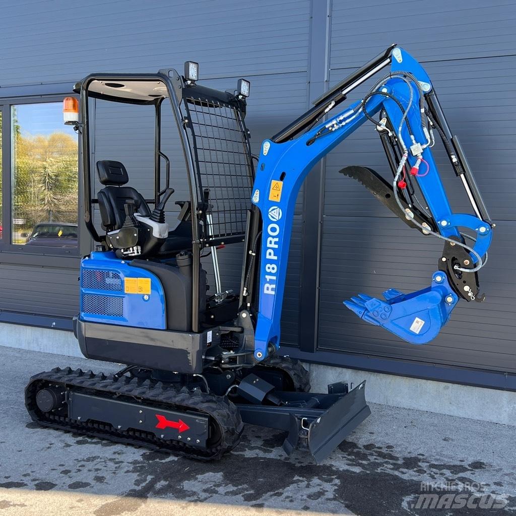 Rippa R18 Pro Mini ekskavatoriai < 7 t
