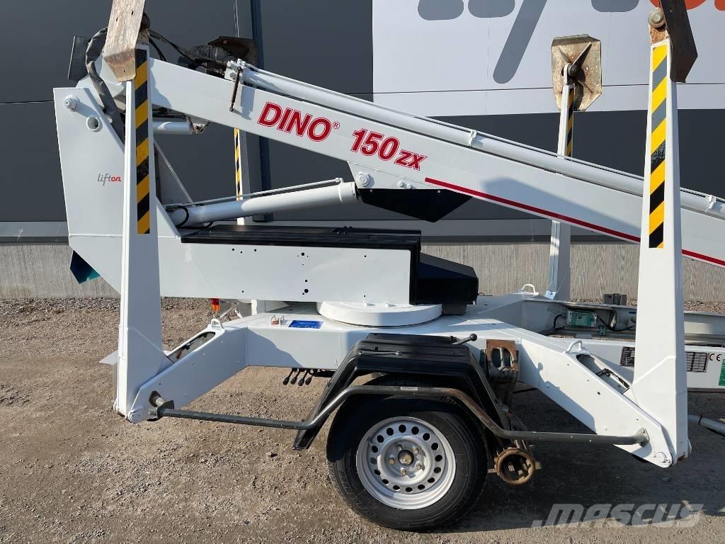 Dino 150 ZX Ant priekabų montuojamos kėlimo platformos