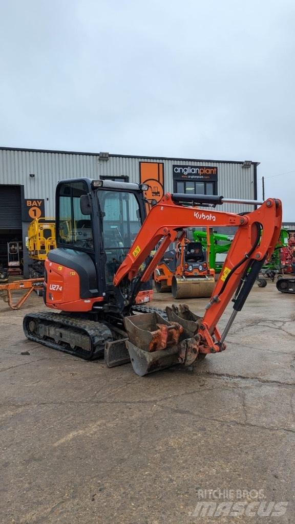 Kubota U 27-4 Mini ekskavatoriai < 7 t