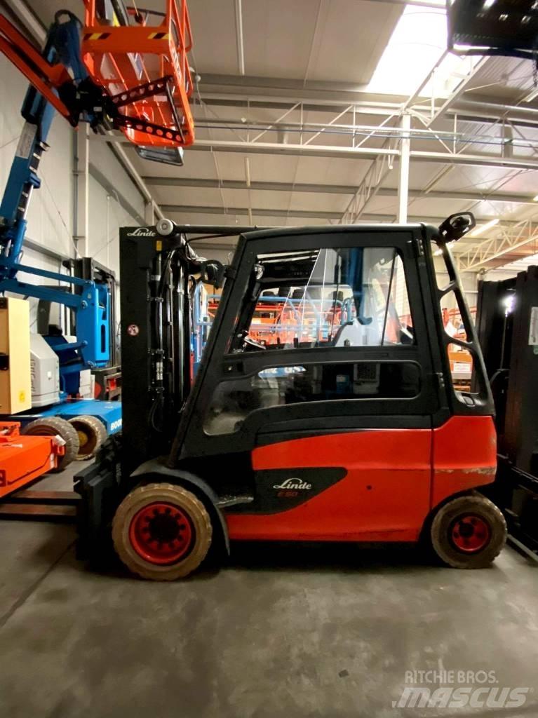 Linde E 50 Elektriniai šakiniai krautuvai