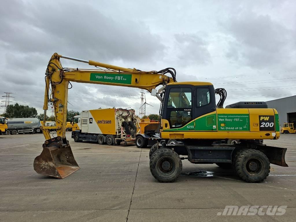 Komatsu PW 200-7H Ratiniai ekskavatoriai