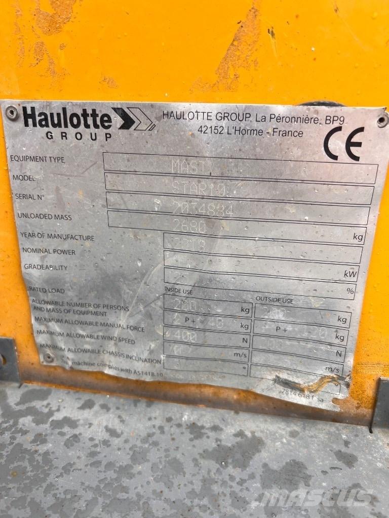 Haulotte Star 10 Teleskopiniai keltuvai