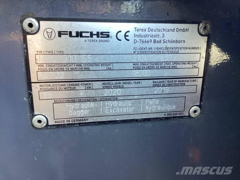 Fuchs MHL 310 S5 Atliekų / pramoniniai krautuvai