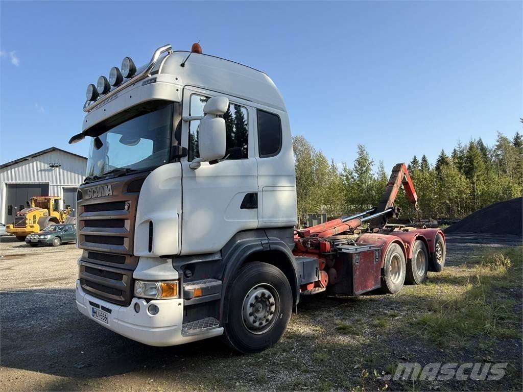 Scania R16 V8 8X4 Sunkvežimiai su keliamuoju kabliu