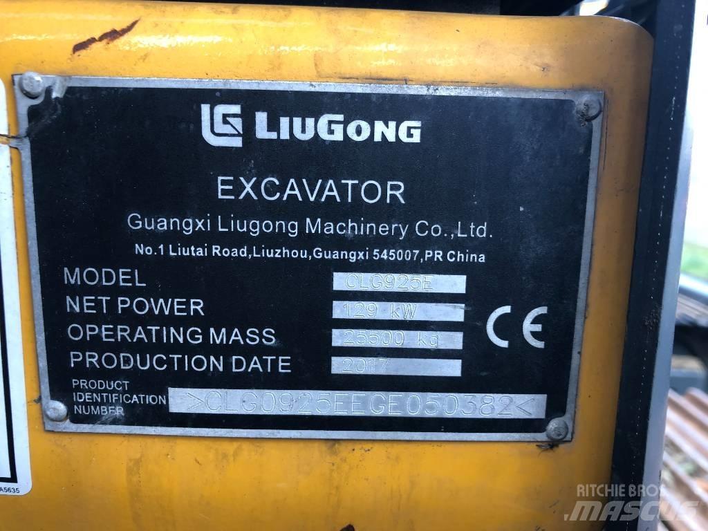 LiuGong 925E Vikšriniai ekskavatoriai