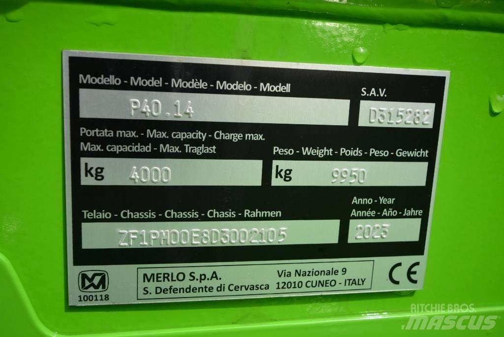 Merlo 40.14 Teleskopiniai krautuvai