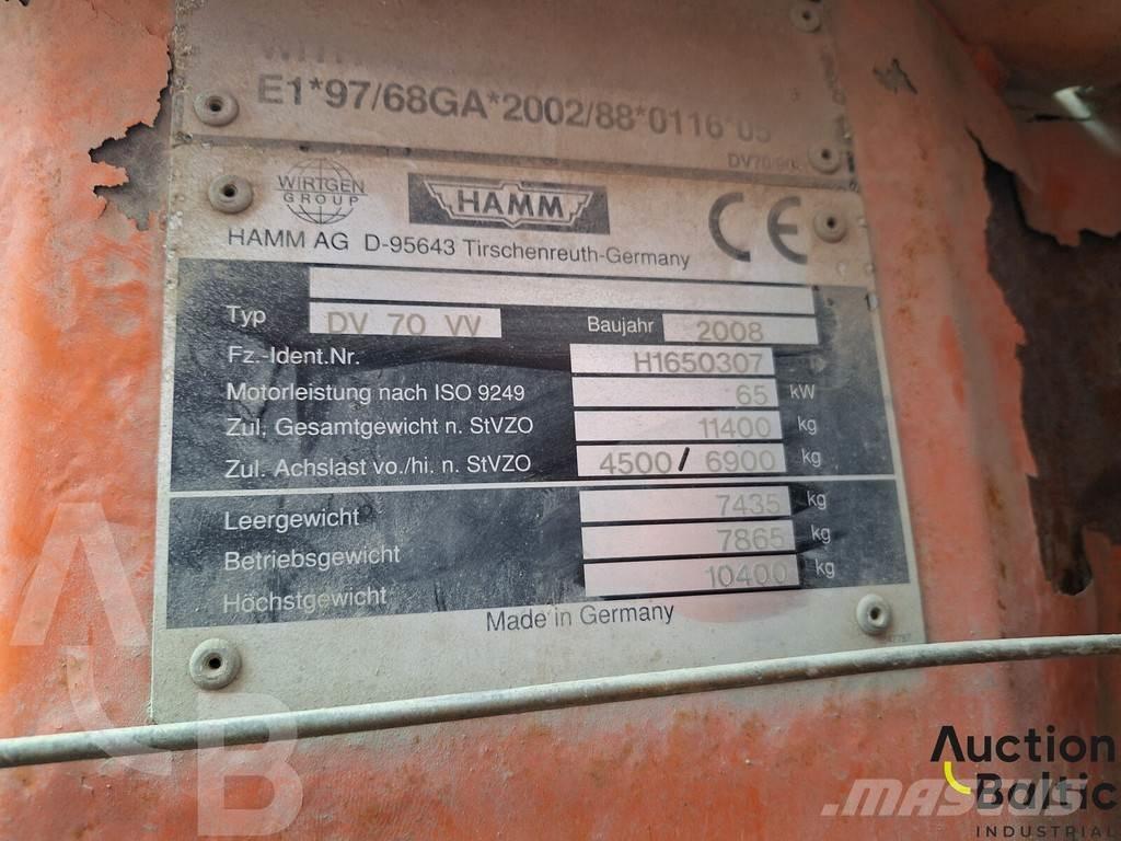 Hamm DV 70 VV Kiti volai