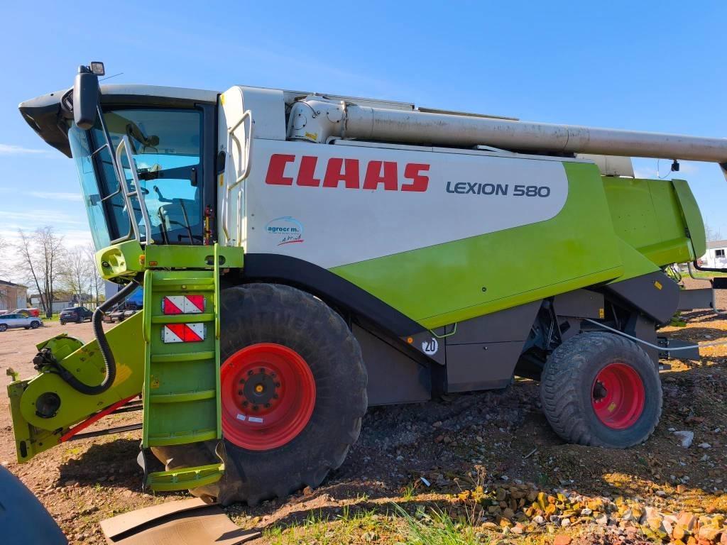 CLAAS Lexion 580 Derliaus nuėmimo kombainai