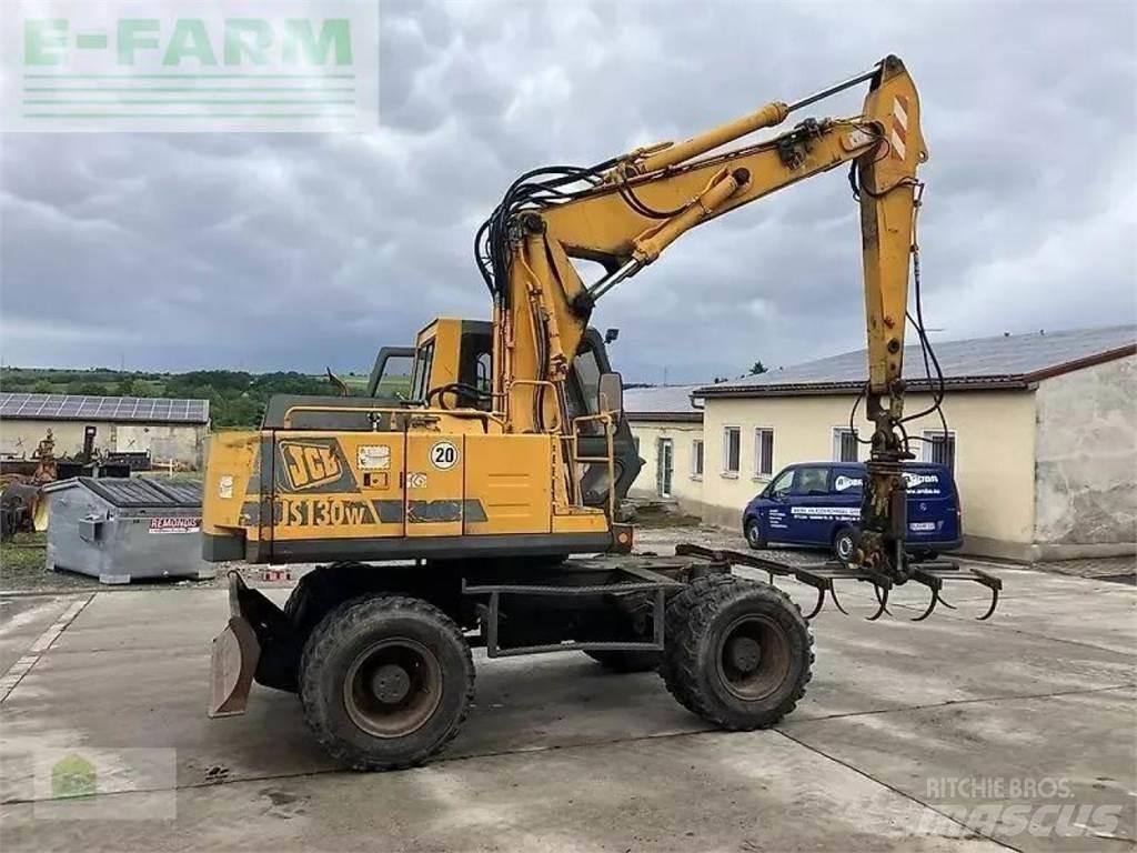 JCB js 130 w Ratiniai ekskavatoriai