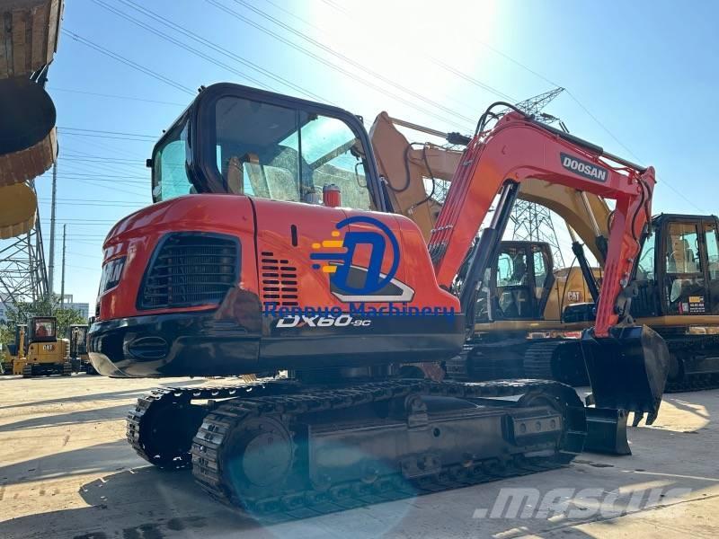 Doosan DX 60 Mini ekskavatoriai < 7 t