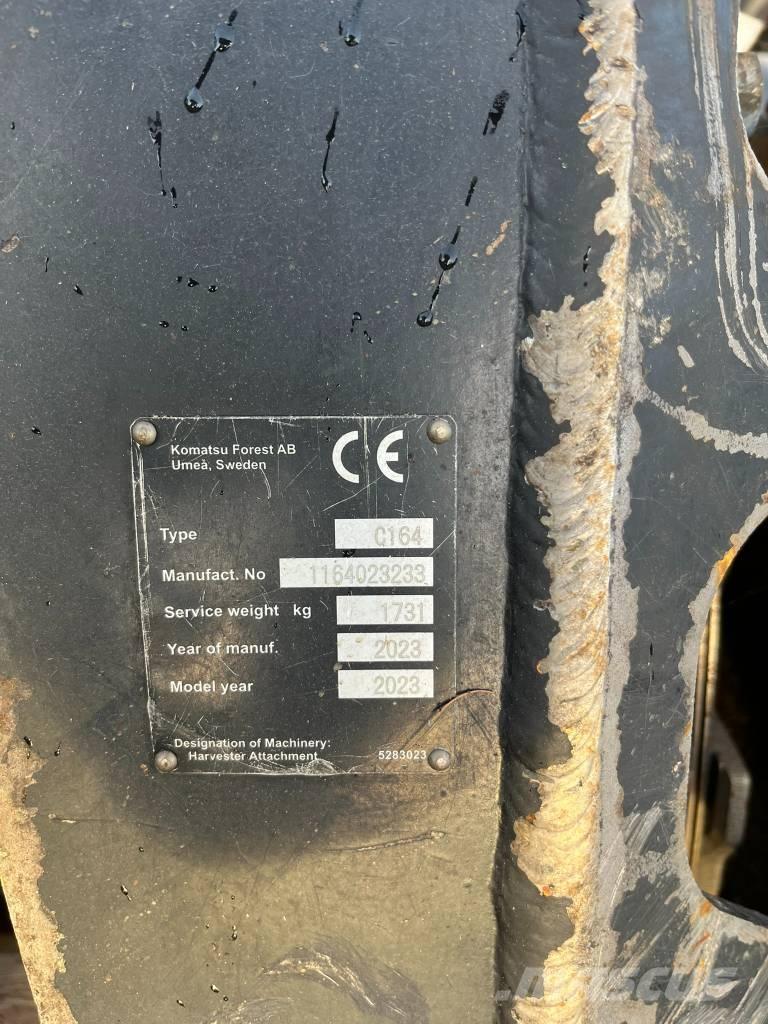 Komatsu C 164 Medžių kirtimo mašinų darbinės galvos