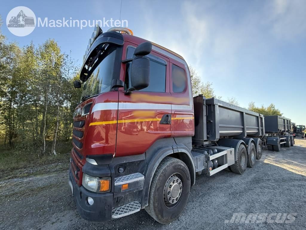 Scania R 730 Savivarčių priekabų vilkikai