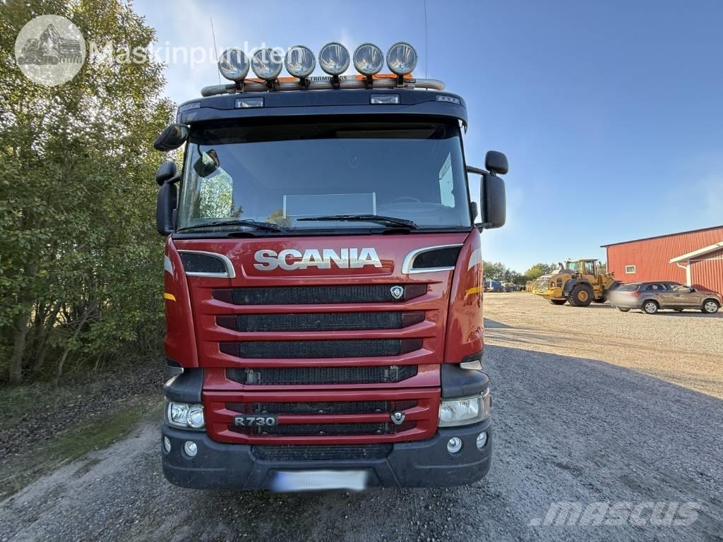 Scania R 730 Savivarčių priekabų vilkikai