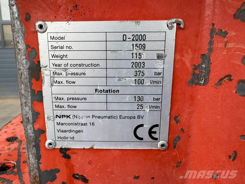 NPK D-2000 Griebtuvai