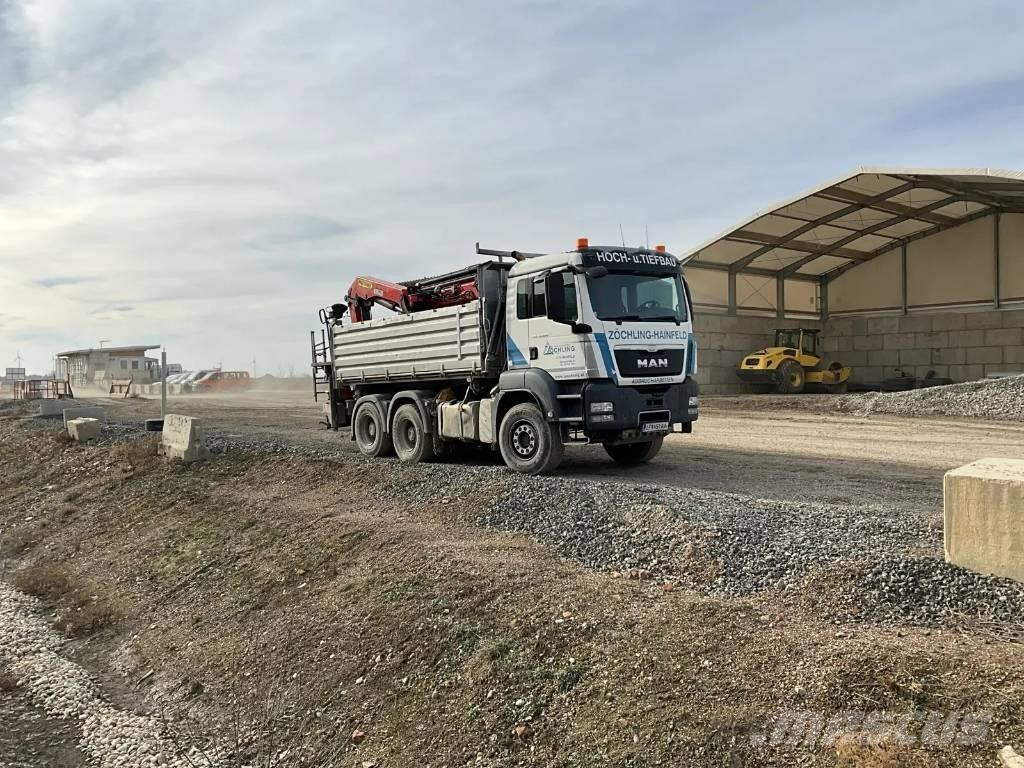 MAN TGS 33.480 BB Savivarčių priekabų vilkikai