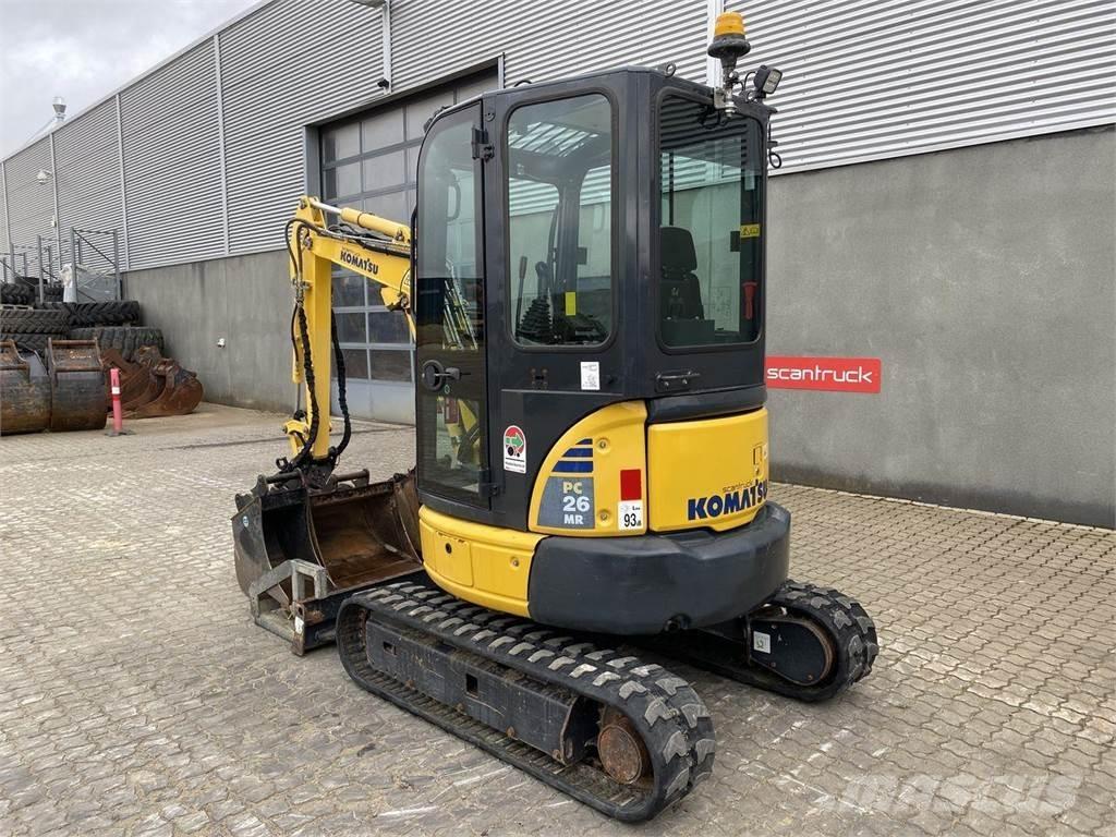 Komatsu PC26MR-3 Ratiniai ekskavatoriai