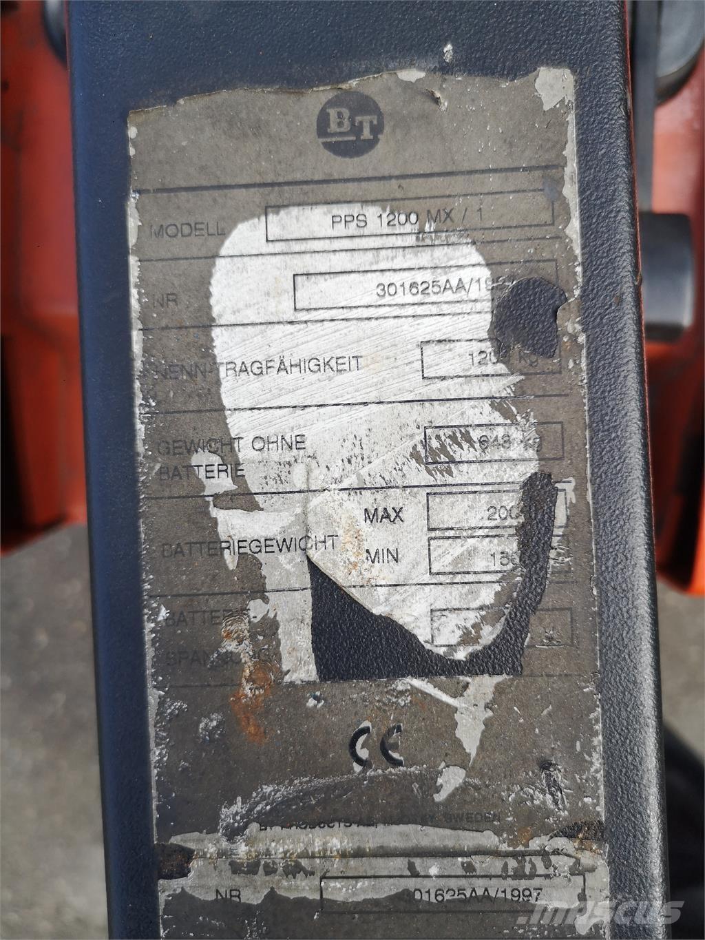 BT PPS 1200 MX/1 Savaeigiai rietuvai