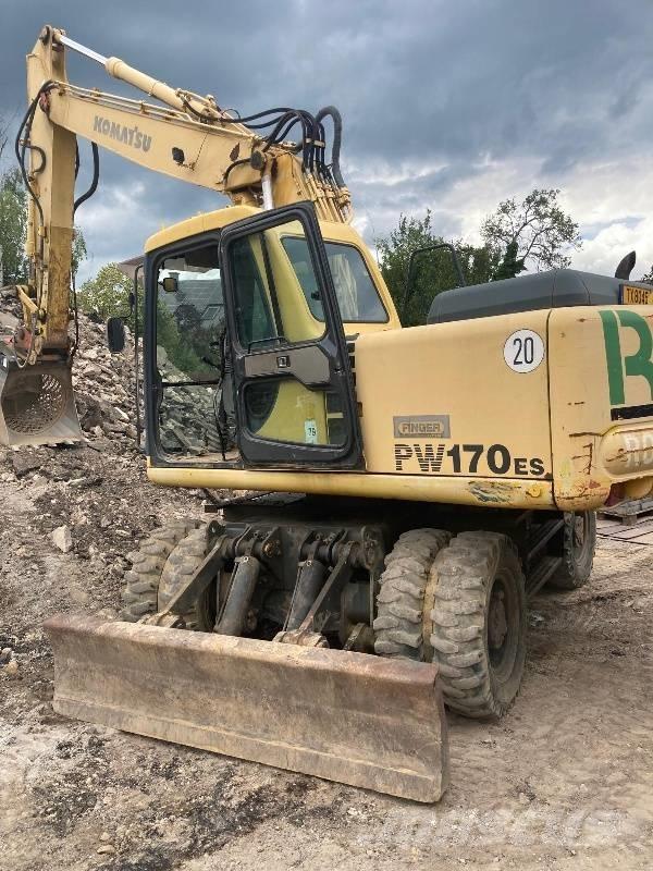 Komatsu PW 170 ES-6K Ratiniai ekskavatoriai