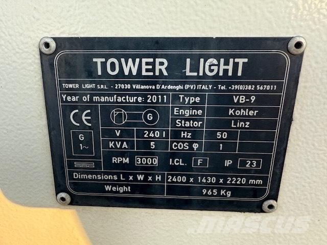 Tower Light VB-9 Apšvietimo bokšteliai