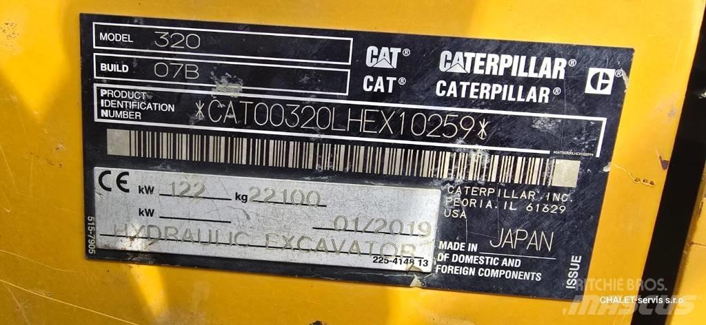CAT 320 Vikšriniai ekskavatoriai