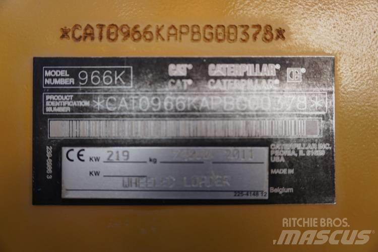 CAT 966K Naudoti ratiniai krautuvai