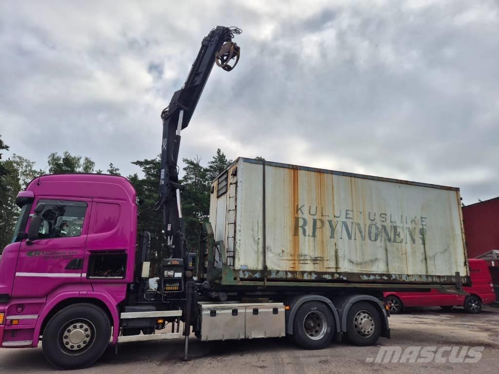 Scania R 410 Automobiliniai kranai