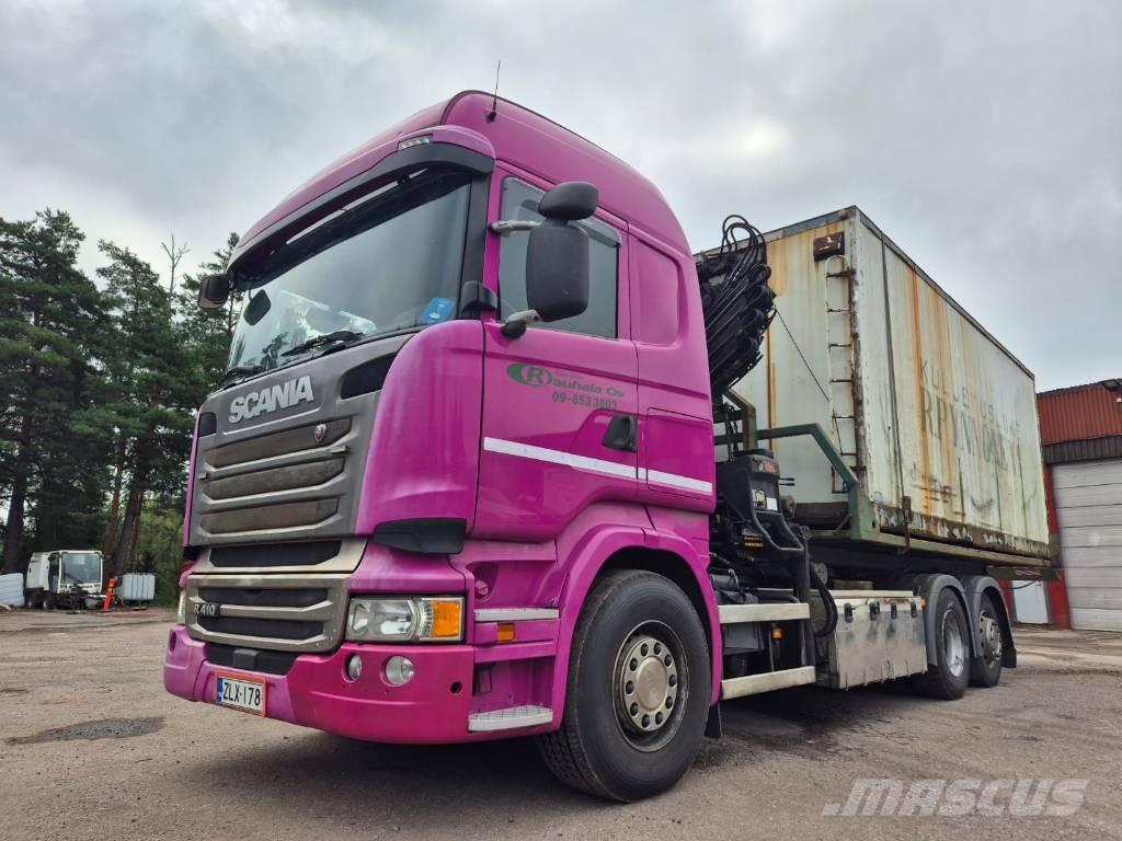 Scania R 410 Automobiliniai kranai