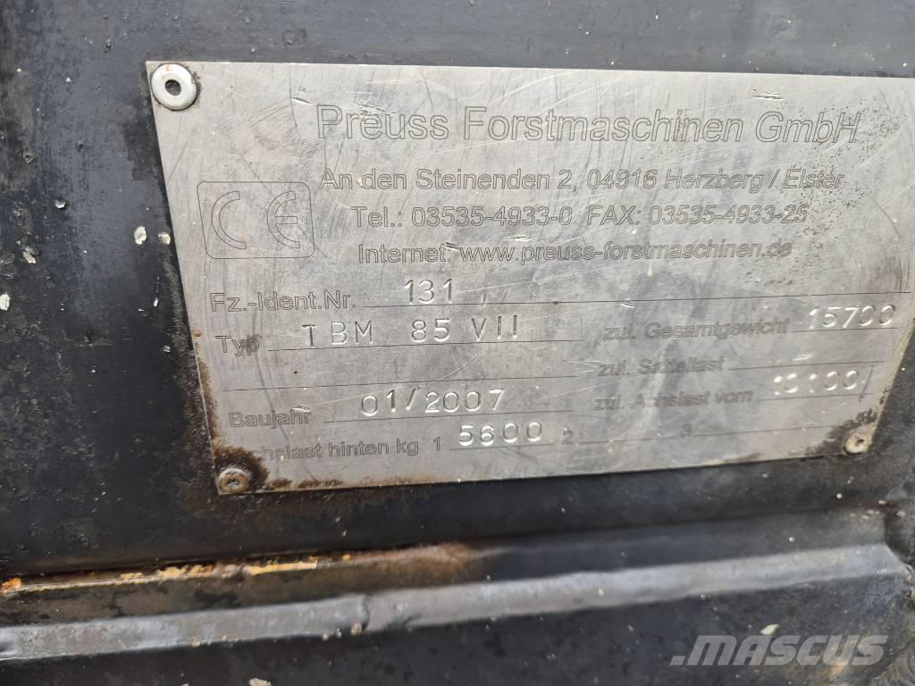 Preuss TBM 85 V.II Miško technika (Harvesteriai)