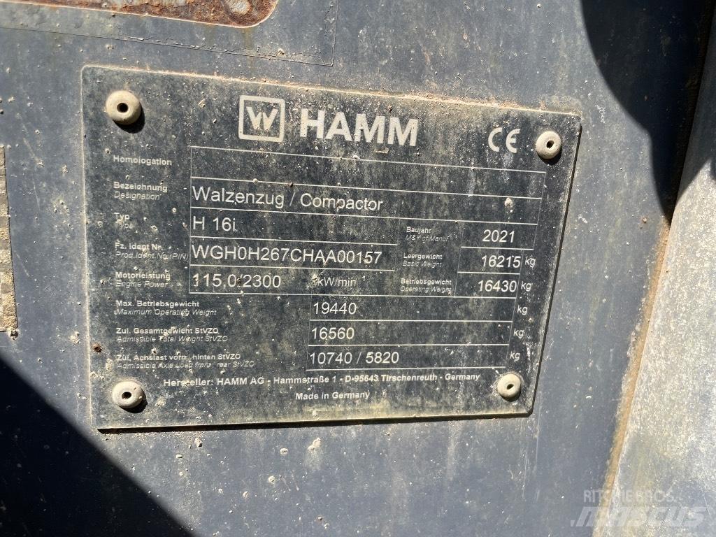 Hamm H 16 i Gruntiniai volai