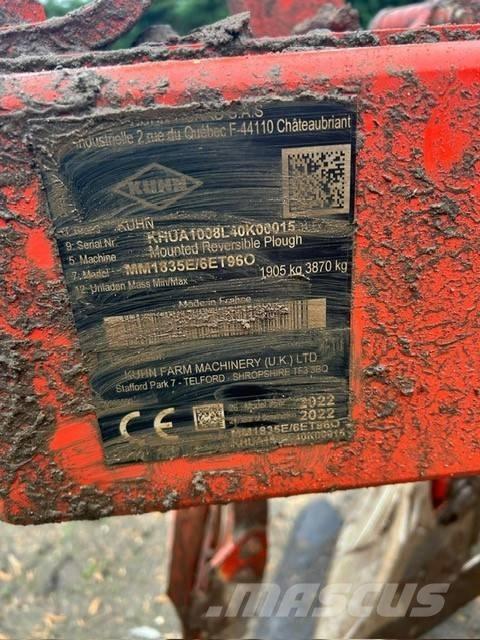 Kuhn MULTIMASTER 183 Apverčiamieji plūgai