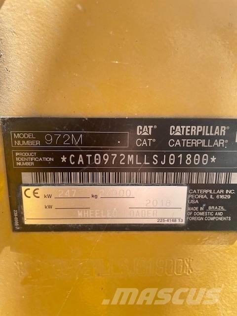 CAT 972 M Naudoti ratiniai krautuvai