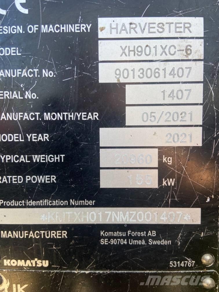 Komatsu 901XC Miško technika (Harvesteriai)